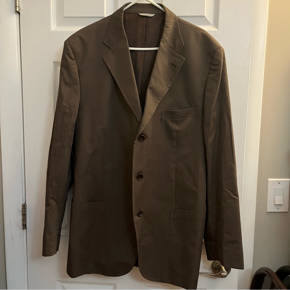 Piattelli Italian Brown Men's Blazer
